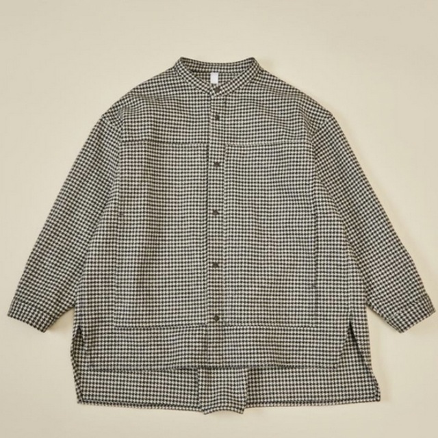 mounten  cotton tweed pocket shirts 110 キッズ/ベビー/マタニティのキッズ服男の子用(90cm~)(ジャケット/上着)の商品写真