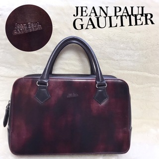 ジャンポールゴルチエ(Jean-Paul GAULTIER)の高級 JEAN PAUL GAULTIER ハンドバッグ ワインレッド レザー(ハンドバッグ)