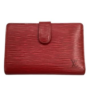 ルイヴィトン(LOUIS VUITTON)の♪♪LOUIS VUITTON ルイヴィトン 2つ折り財布 エピライン ポルトモネ ビエ・ヴィエノワ M63247 レッド(財布)