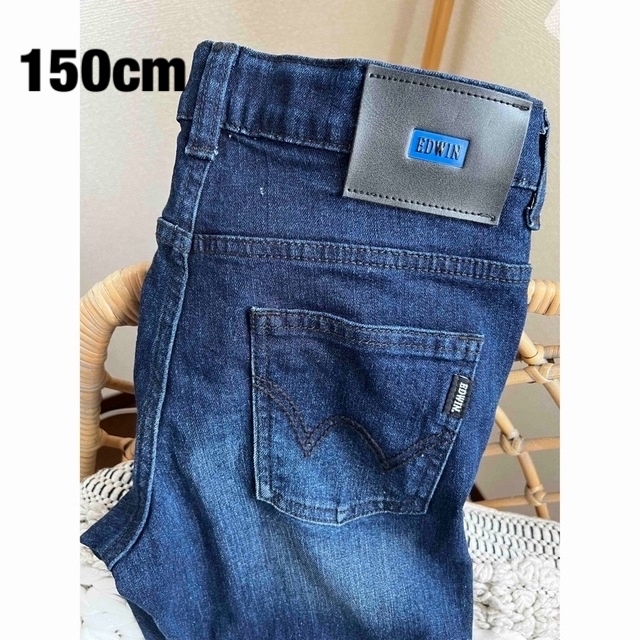 EDWIN(エドウィン)のEDWIN👖キッズスキニー150 キッズ/ベビー/マタニティのキッズ服女の子用(90cm~)(パンツ/スパッツ)の商品写真