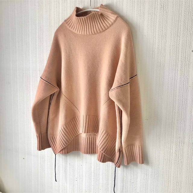 CINOH - CINOH チノ 18AW ハイネックサイドデコレーテッドニット ...