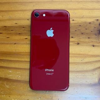 アイフォーン(iPhone)のiPhone8 64gb simフリー red 本体(スマートフォン本体)