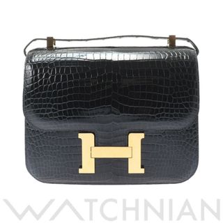 エルメス(Hermes)の中古 エルメス HERMES レディース ショルダーバッグ ブルーニュイ /ゴールド金具 ポロサスリセ(ショルダーバッグ)