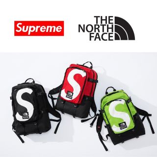 SupremeTheNorthFaceSロゴ蛍光グリーンリュック