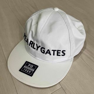 パーリーゲイツ(PEARLY GATES)のPEARLY GATES キャップ　ホワイト(ウエア)