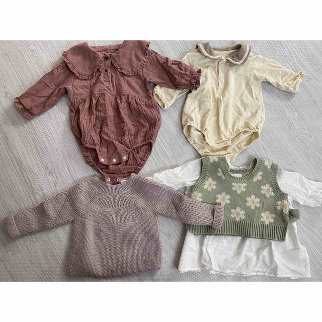 ZARA KIDS(ザラキッズ)のZARABaby など まとめ売り 女の子 70〜80 キッズ/ベビー/マタニティのベビー服(~85cm)(ロンパース)の商品写真