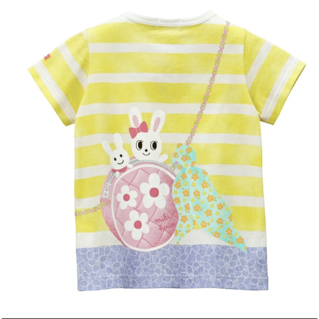 超特価】 タグ付き ミキハウス うさこちゃんの騙し絵Tシャツ 90 kids