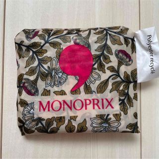 MONOPRIXモノプリ エコバッグ 花柄 ボタニカル フランスお土産(エコバッグ)