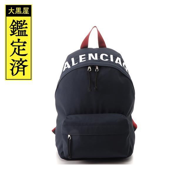 新作 - Balenciaga BALENCIAGA ホイールバックパック ネイビー【431