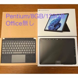 マイクロソフト(Microsoft)のMicrosoft Surface Go 3 ブラック ＋ 純正タイプカバー(ノートPC)