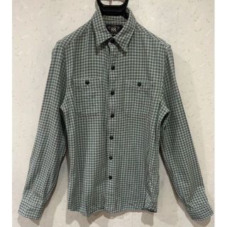 ダブルアールエル(RRL)の＊RRL ユニオンチケット チェック ワークシャツ XS（165 88A)(シャツ)