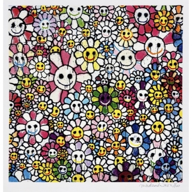 2022高い素材 ED100 Madsaki Homage to Takashi Murakami 版画