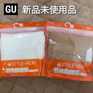 ジーユー(GU)の【新品未使用タグ付き】GU　スタイルヒートリブタートルネックT(アンダーシャツ/防寒インナー)