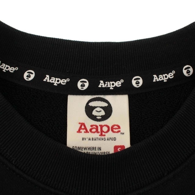 A BATHING APE AAPE Audi トレーナー スウェット S 黒