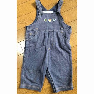 ファミリア(familiar)の美品⭐︎familiaファミリア　サロペットロンパース　80 男の子ベビー春服(ロンパース)