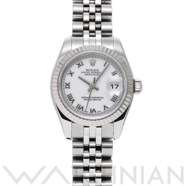 【正規品】 中古 - ROLEX ロレックス 腕時計 レディース ホワイト Z番(2007年頃製造) 179174 ROLEX 腕時計
