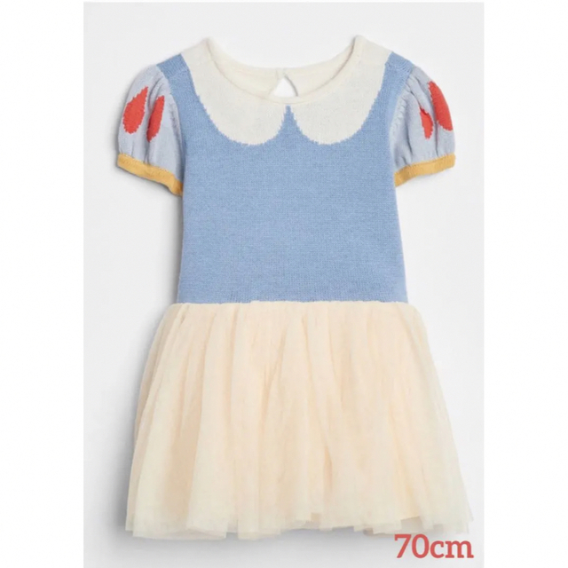 babyGAP(ベビーギャップ)のbaby gap ♡ ワンピース 白雪姫 チュール キッズ/ベビー/マタニティのベビー服(~85cm)(ワンピース)の商品写真