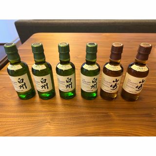 山崎 ミニボトル2本 白州 ミニボトル4本 未開封品の通販 by よし's