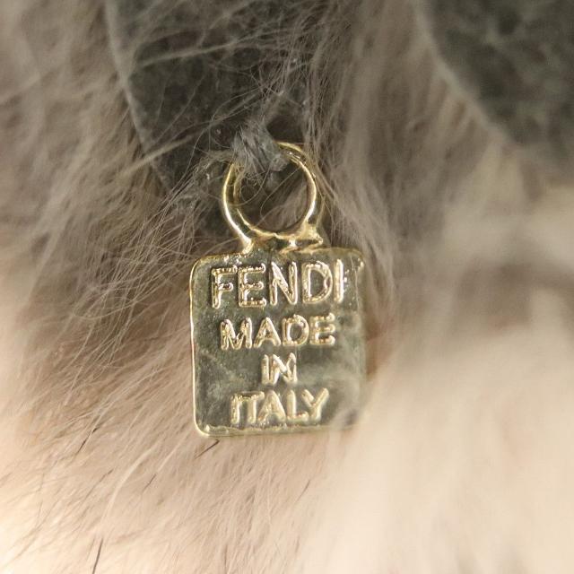 フェンディ ファーコサージュフラワーモチーフ  ピンクベージュ FENDI  | アクセサリー ファッション小物 ブランド レディース 女性 入学式 卒業式 パーティ イベント ブローチ 花飾り ABランク 5