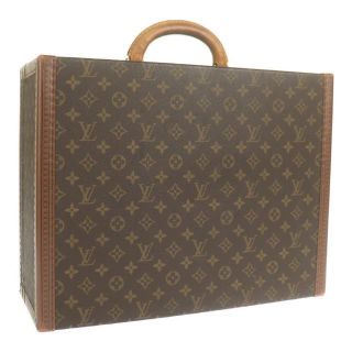 ルイヴィトン(LOUIS VUITTON)のルイヴィトン トランクケース アタッシュケース モノグラム 中古 ブラウン LOUIS VUITTON 【中古】 | コレクションボックス インテリア ブランド ヴィンテージ Bランク(トラベルバッグ/スーツケース)