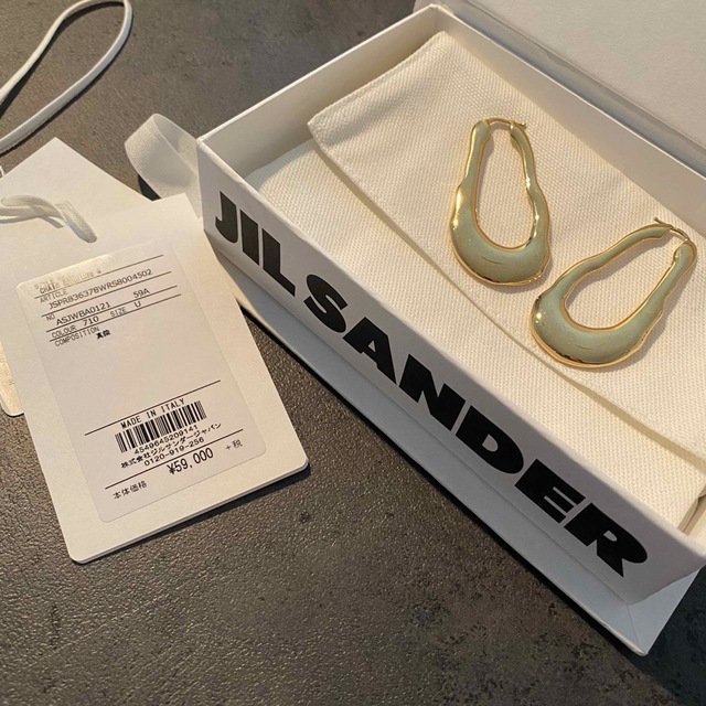 定価6万4千円 JILSANDER ピアス ゴールド ジルサンダー オンライン