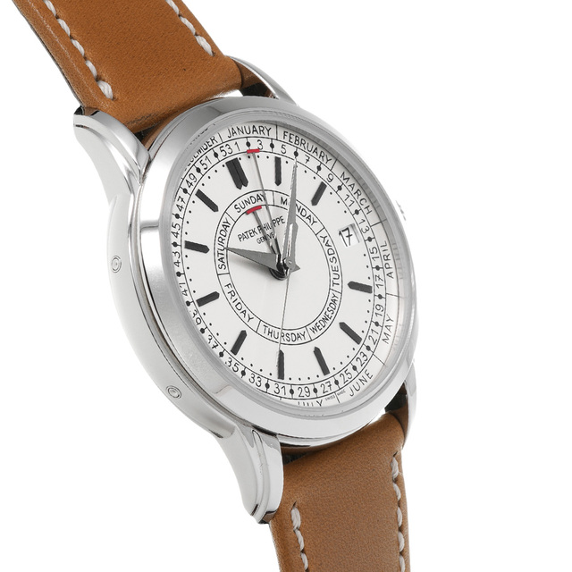 中古 パテック フィリップ PATEK PHILIPPE 5212A-001 シルバー・オパーリン メンズ 腕時計