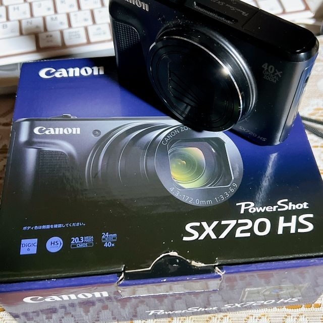 9600mmF値Canon PowerShot SX720 HS BK