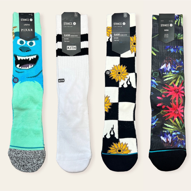 美品 STANCE スタンス ソックス 靴下 4足セット laplumber.com