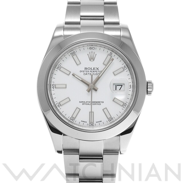 ROLEX - 中古 ロレックス ROLEX 116300 ランダムシリアル ホワイト メンズ 腕時計