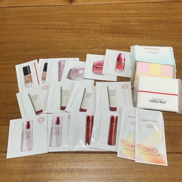 SHISEIDO (資生堂)(シセイドウ)の[資生堂] コットンつきサンプルセット コスメ/美容のキット/セット(サンプル/トライアルキット)の商品写真