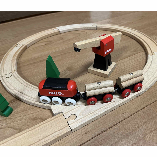 BRIO(ブリオ)のBRIO クラシック　貨物輸送セット キッズ/ベビー/マタニティのおもちゃ(電車のおもちゃ/車)の商品写真