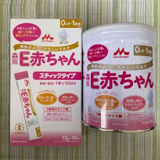 モリナガニュウギョウ(森永乳業)のE赤ちゃん　スティックタイプ10本　300g缶　セット(その他)