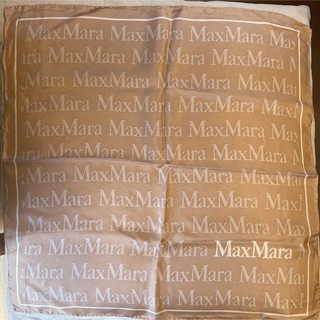 マックスマーラ(Max Mara)のMax Mara  新品未使用スカーフ(ピンクベージュ)(マフラー/ショール)