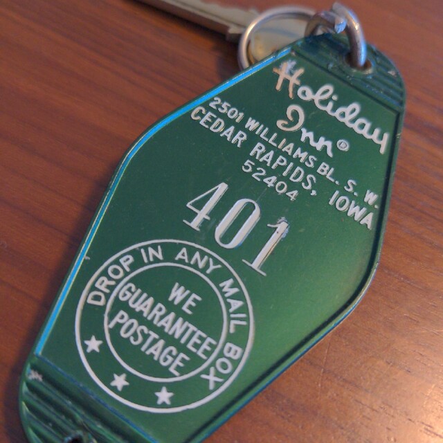 Motel(モーテル)のUSA ヴィンテージモーテルキー 鍵付き レディースのファッション小物(キーホルダー)の商品写真