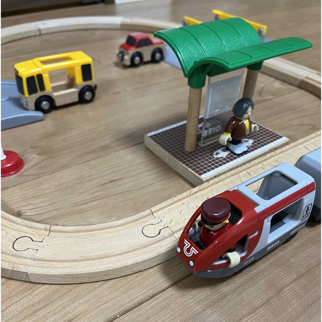 BRIO(ブリオ)のBRIO 列車、車、レール等 キッズ/ベビー/マタニティのおもちゃ(電車のおもちゃ/車)の商品写真