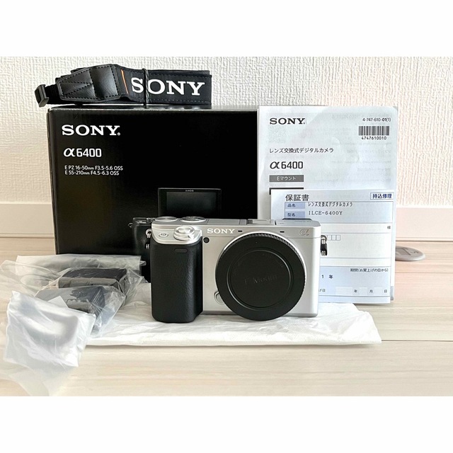 SONY(ソニー)の美品　SONY α6400 ボディ スマホ/家電/カメラのカメラ(ミラーレス一眼)の商品写真