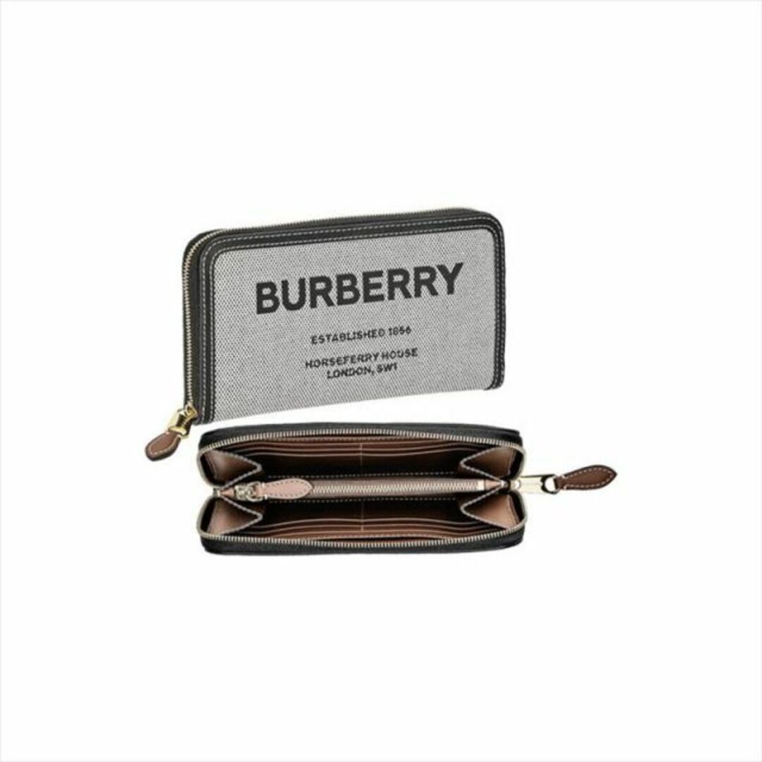 産地直送 BURBERRY バーバリー L型ZIP長財布 ボルドー カーフ【473