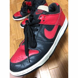 ナイキ(NIKE)のナイキダンクロー黒赤jdスポーツ別注(スニーカー)