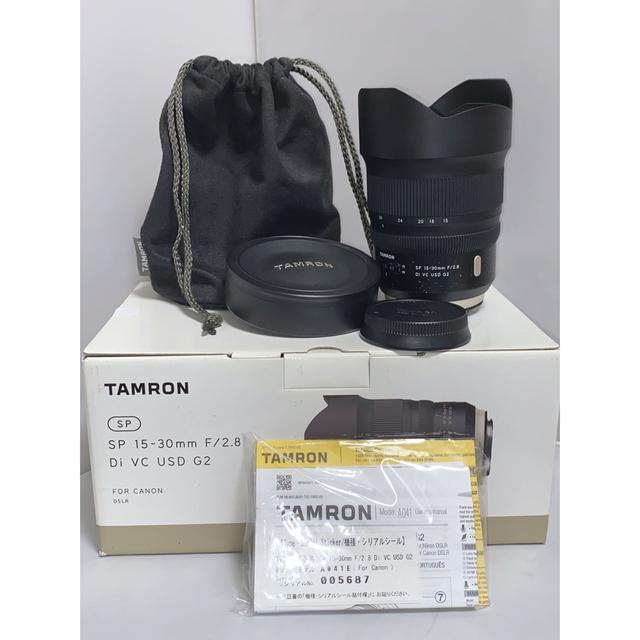 出産祝いなども豊富 TAMRON - Canon用 G2 USD VC Di f2.8 15-30mm TAMRON レンズ(ズーム)