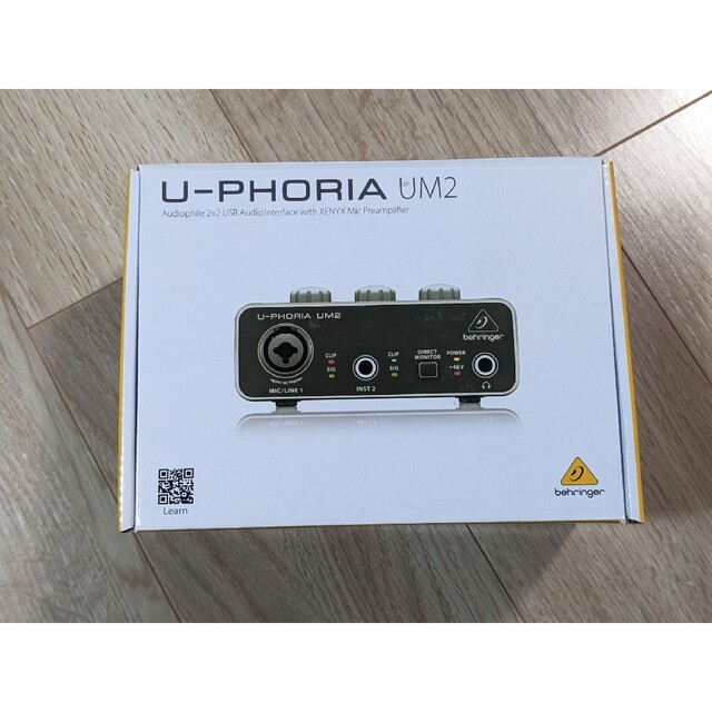 ベリンガー　U-PHORIA UM2 楽器のDTM/DAW(オーディオインターフェイス)の商品写真