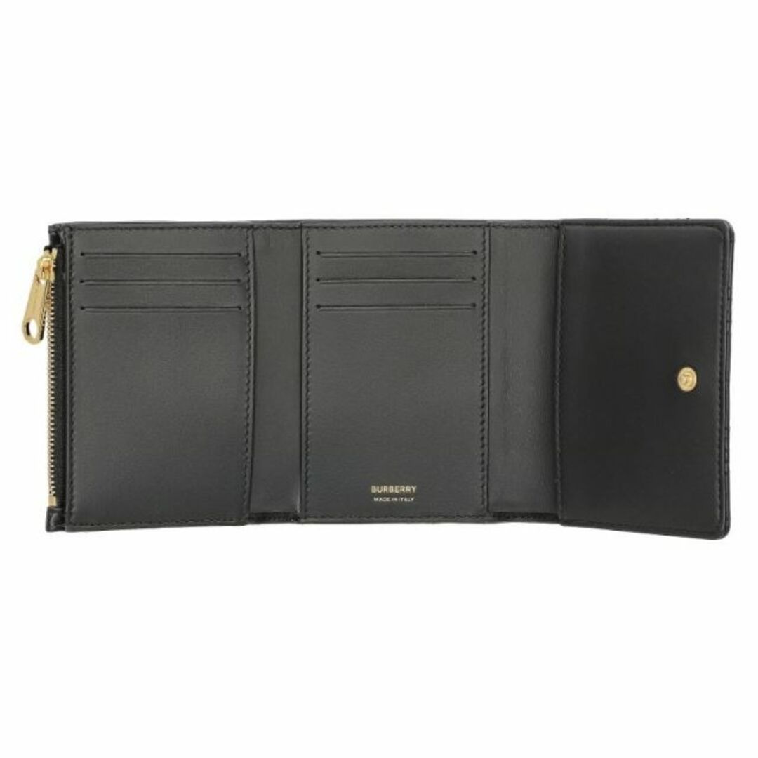 激安価額 バーバリー BURBERRY 三つ折財布 メンズ 8049280 BLACK