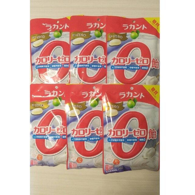 SARAYA(サラヤ)の026　ラカント カロリーゼロ飴 ヨーグルト味 60g 6袋セット 食品/飲料/酒の食品(菓子/デザート)の商品写真