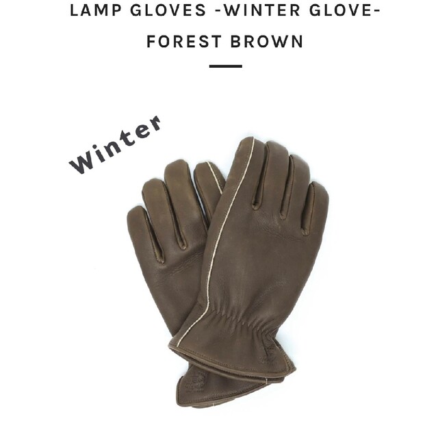 値引中】LAMP GLOVES -WINTER GLOVE- BROWN M 定期入れの 8415円 www