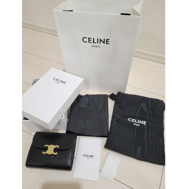 大放出セール】 celine トリオンフ スモールウォレット セリーヌ 日曜