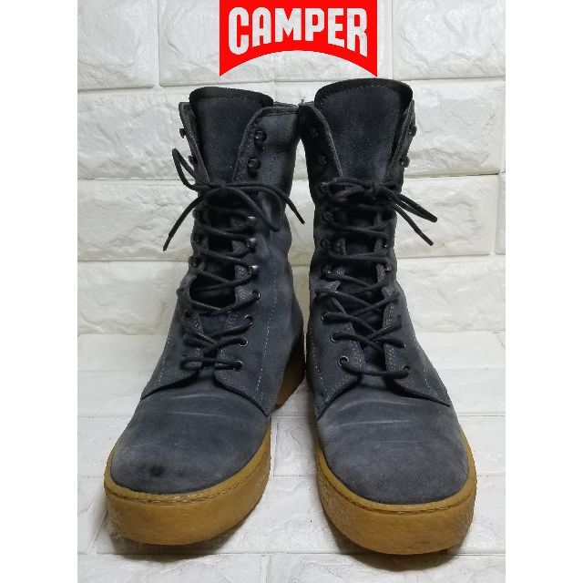 CAMPER - Camper スエードブーツ 38(24.5cm) グレイの通販 by Dr.Feel