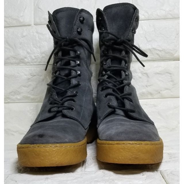 CAMPER(カンペール)のCamper スエードブーツ　38（24.5cm) グレイ メンズの靴/シューズ(ブーツ)の商品写真
