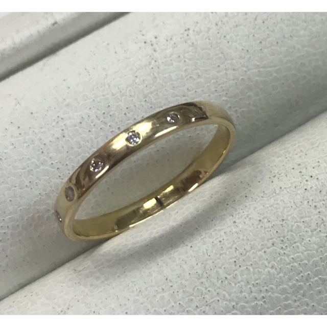✨ペアで59,800円✨K18イエローゴールド/ダイヤモンド5P・ペアリング