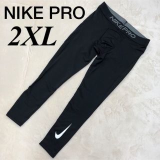 ナイキ(NIKE)の2XL ナイキ NIKEPRO タイツ　メンズ スパッツ 黒　スポーツウェア(レギンス/スパッツ)