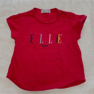 エル(ELLE)のELLE 赤　ロゴTシャツ(Tシャツ/カットソー)