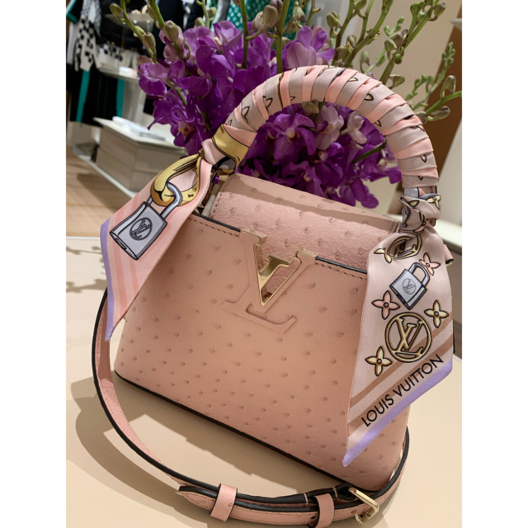 LOUIS VUITTON - オーストリッチ カプシーヌミニの通販 by る's LOUIS VUITTON - オーストリッチ カプシーヌミニの通販 by る's